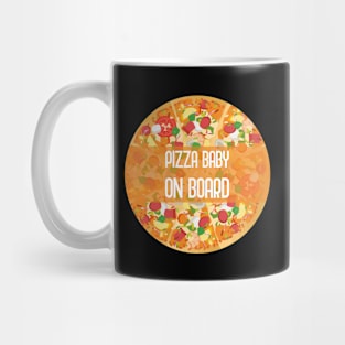 Pizza Baby On Board Mug